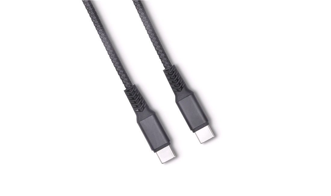USB-kabel 1M USB-C til USB-C Stof 5A