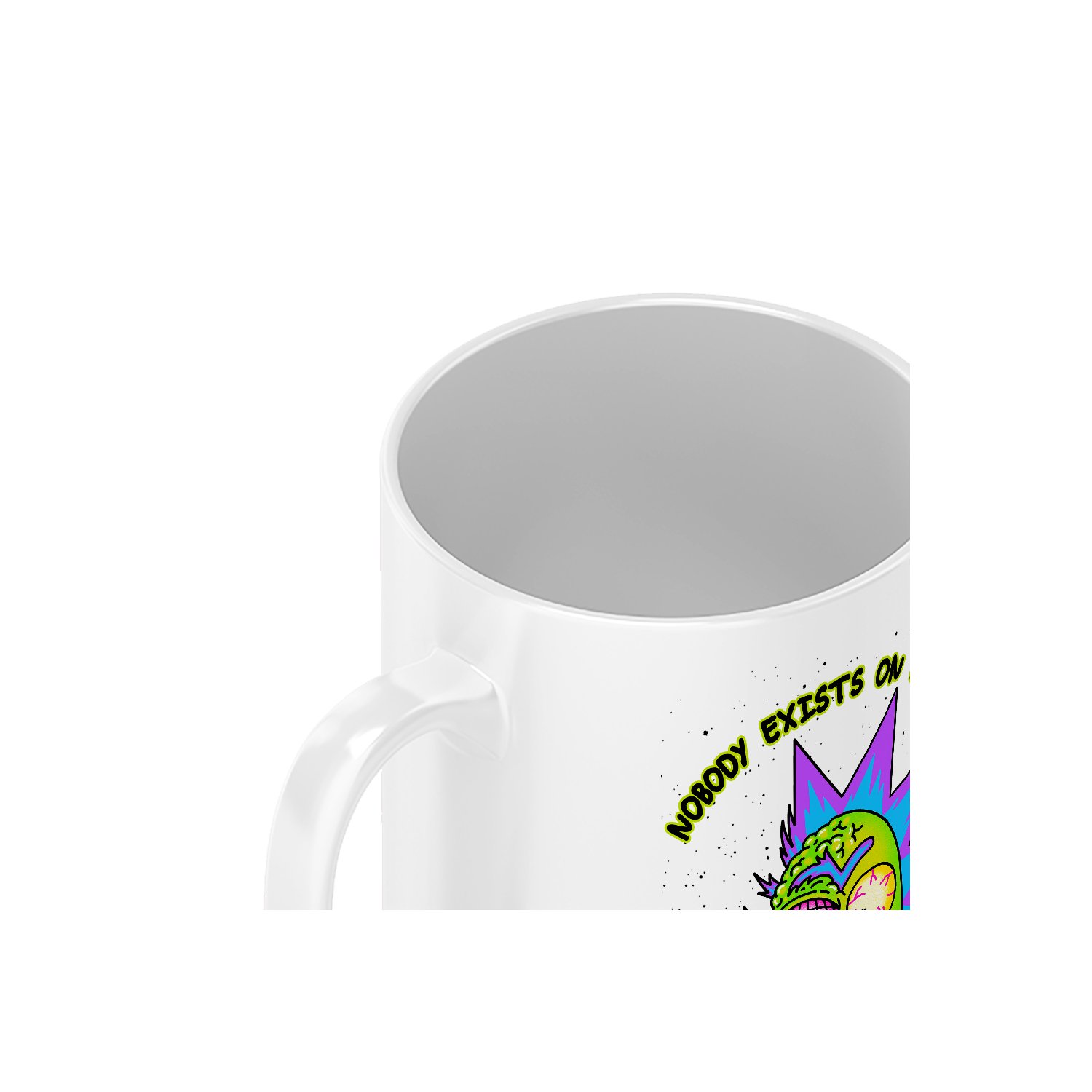 Rick and Morty Keramikbecher Muster Morty 010 Kaffee- und Teebecher