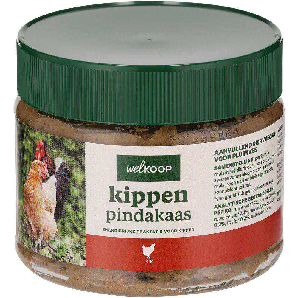 Welkoop Kippenpindakaas - Kippensnack - 300 Gram