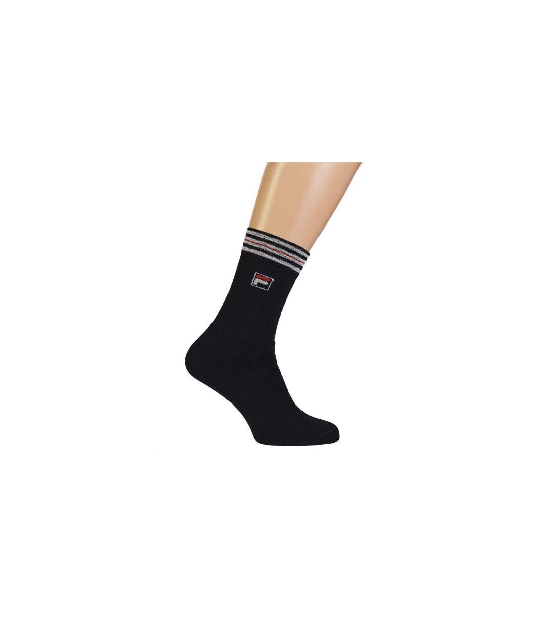 FILA Chaussettes Homme Coton VINTAGE Noir