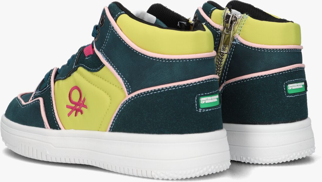 BENETTON groene benetton hoge sneaker rod mx