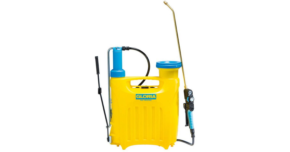 GloriaRugspuit Hobby 1200 drukspuit  (Geel/blauw)