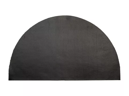 Tapis en PVC imprimé marron 45x75