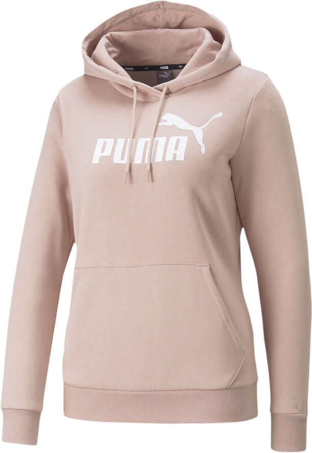Puma Essentials Logo hættetrøje Pink