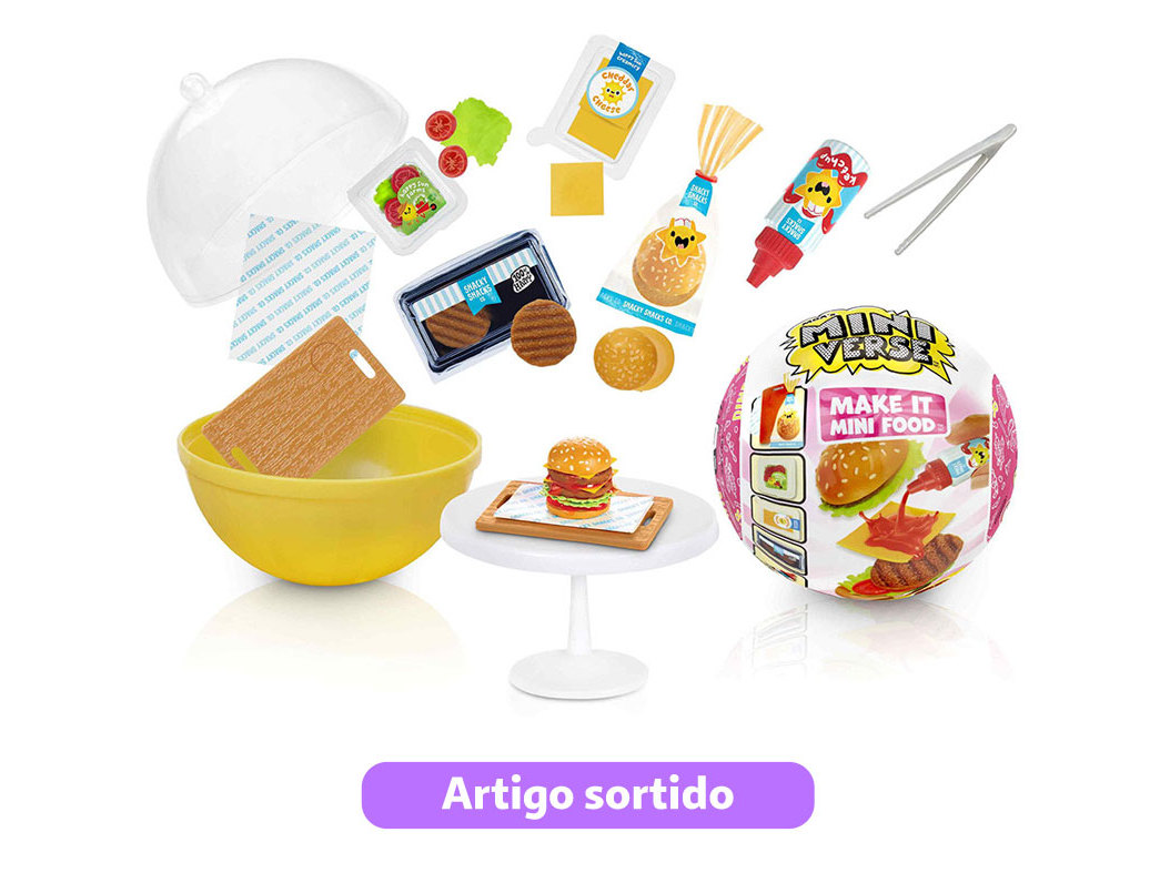 MAKE IT FOODS MGA MINIVERSE DINER FROM SCRATCH MODELOS SORTIDOS