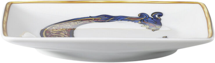 Versace Bowl 12cm sq. flat, Holiday Alphabet C, Versace Flerfarvet