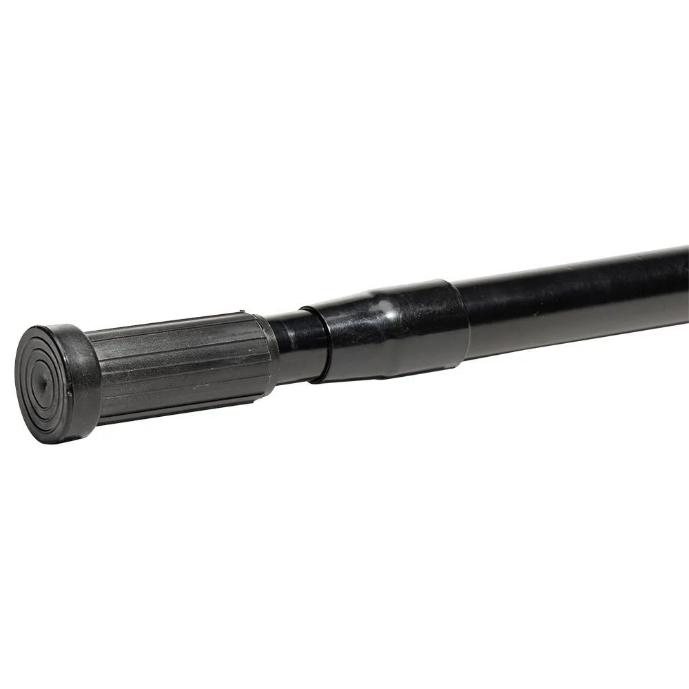 Barre de douche extensible noir 110-200 cm