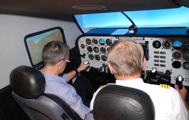 Full Flight Simulator in Leipzig als Geschenkidee