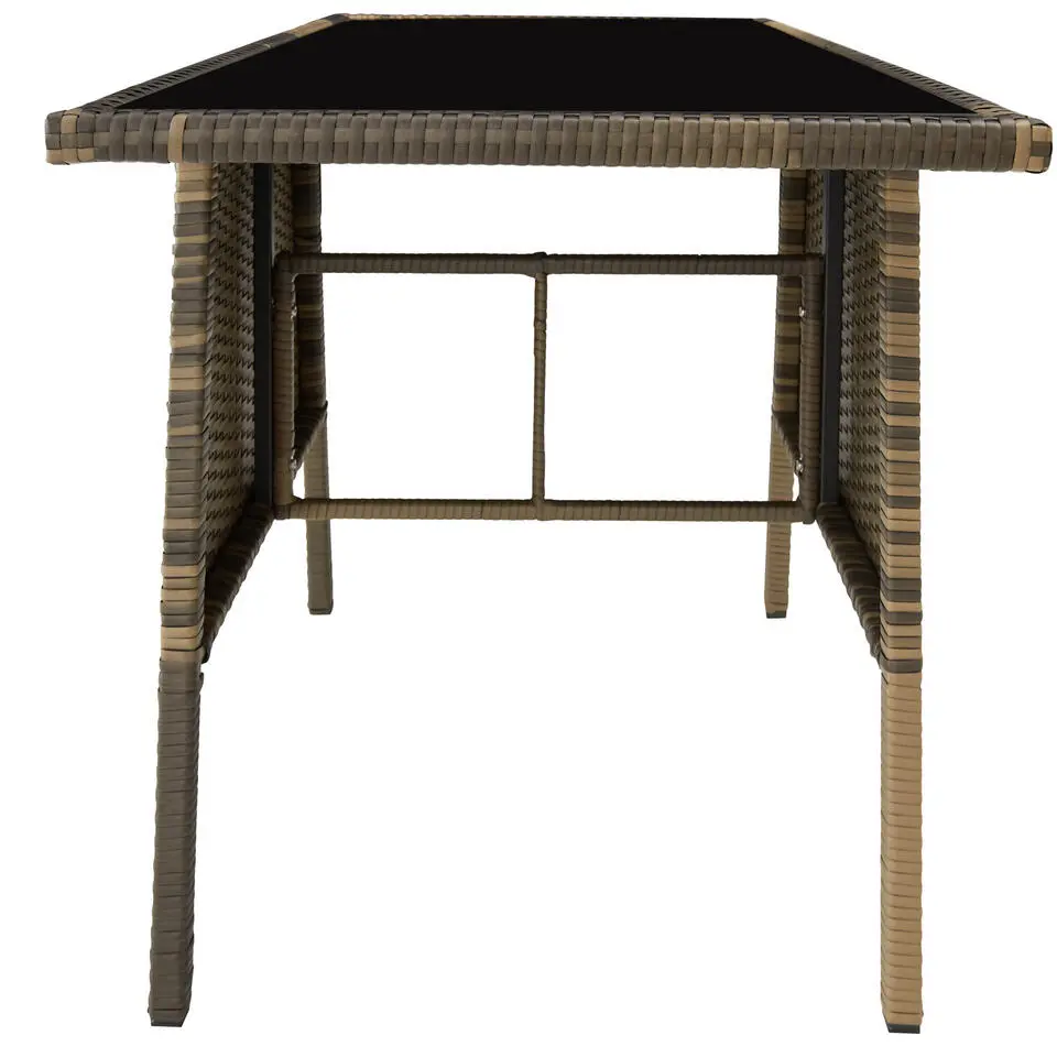 tectake Wicker tuinset Lausanne 2 1 - Natuur