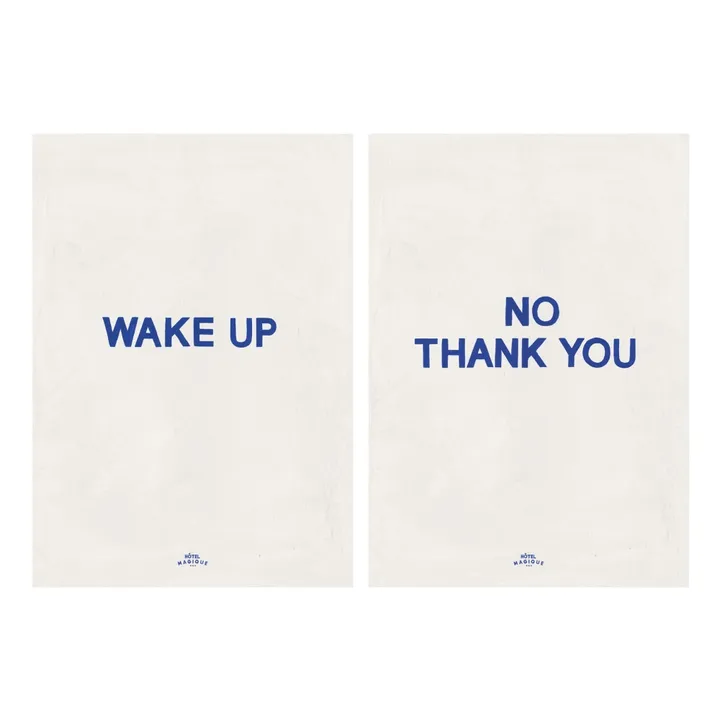 Hôtel Magique Affiches A4 Wake up - No, thank you - Set de 2