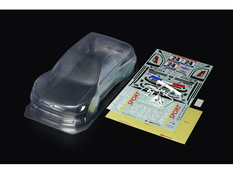 Tamiya Karosserie Peugeot 306 Maxi Body Parts Set 1:10 Peugeot 306 Maxi Karosserieteilesatz