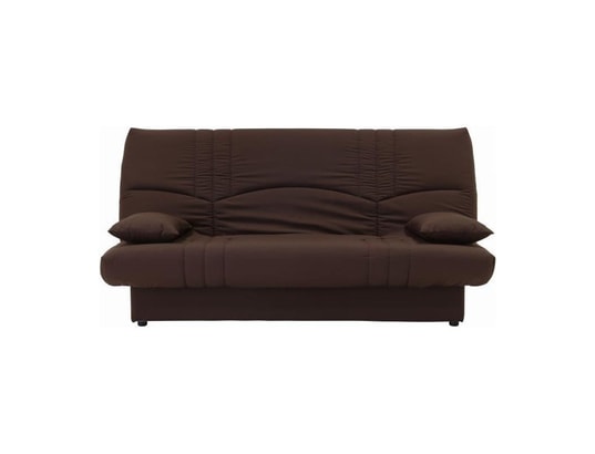 TBD - DREAM Banquette clic clac 3 places - Tissu chocolat - Slyle...