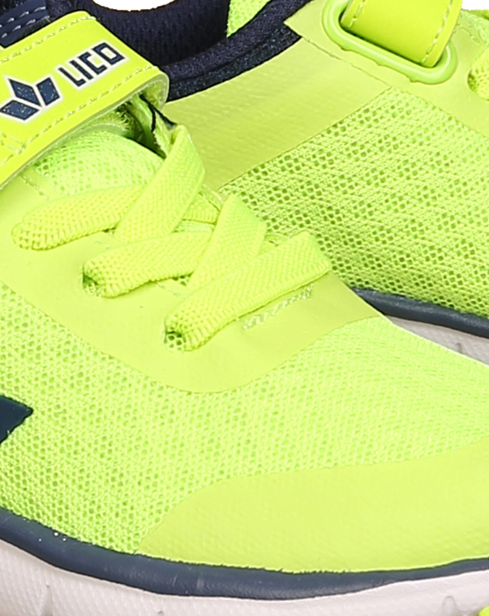 Klett-Sneaker ROMBO JUNIOR in lemon/navy