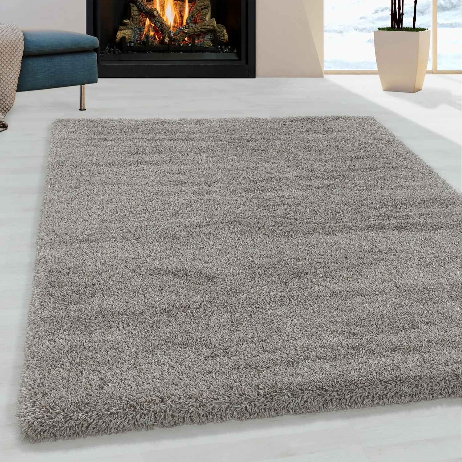 Wunderschöne Shaggy Hochflor Langflor 30mm Shaggy Teppich in Verschiedene Farben