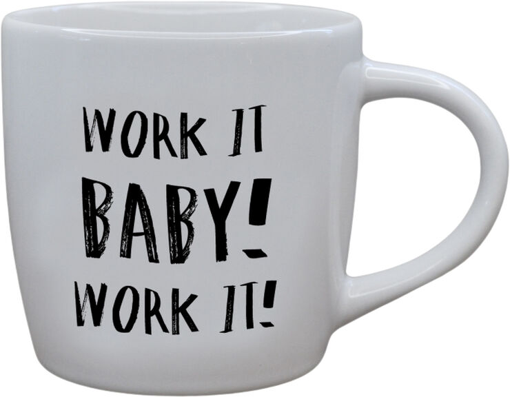 Kasia Lilja Krus - Work It Baby Hvid