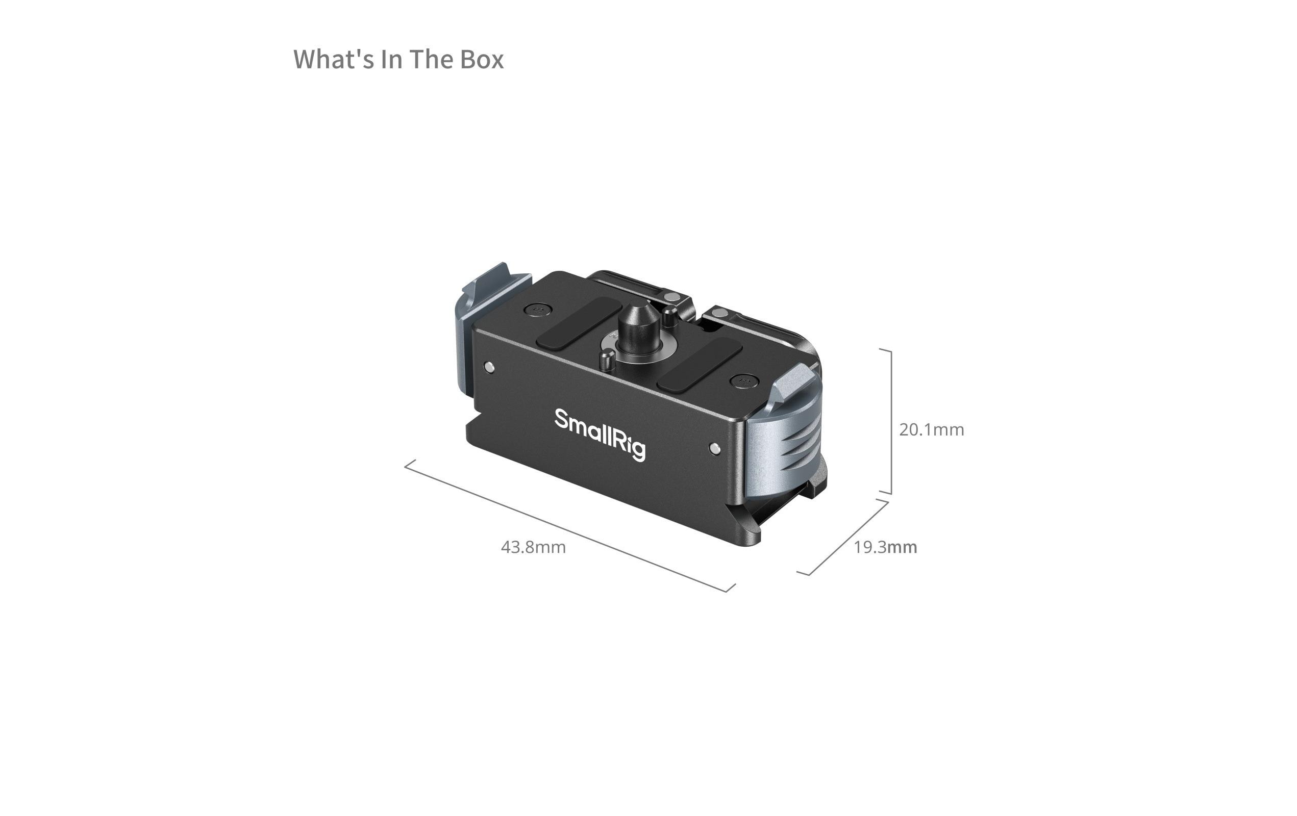 Schnellwechseladapterhalterung für GoPro Hero Black 13Für schnellen Kameraeinsatz