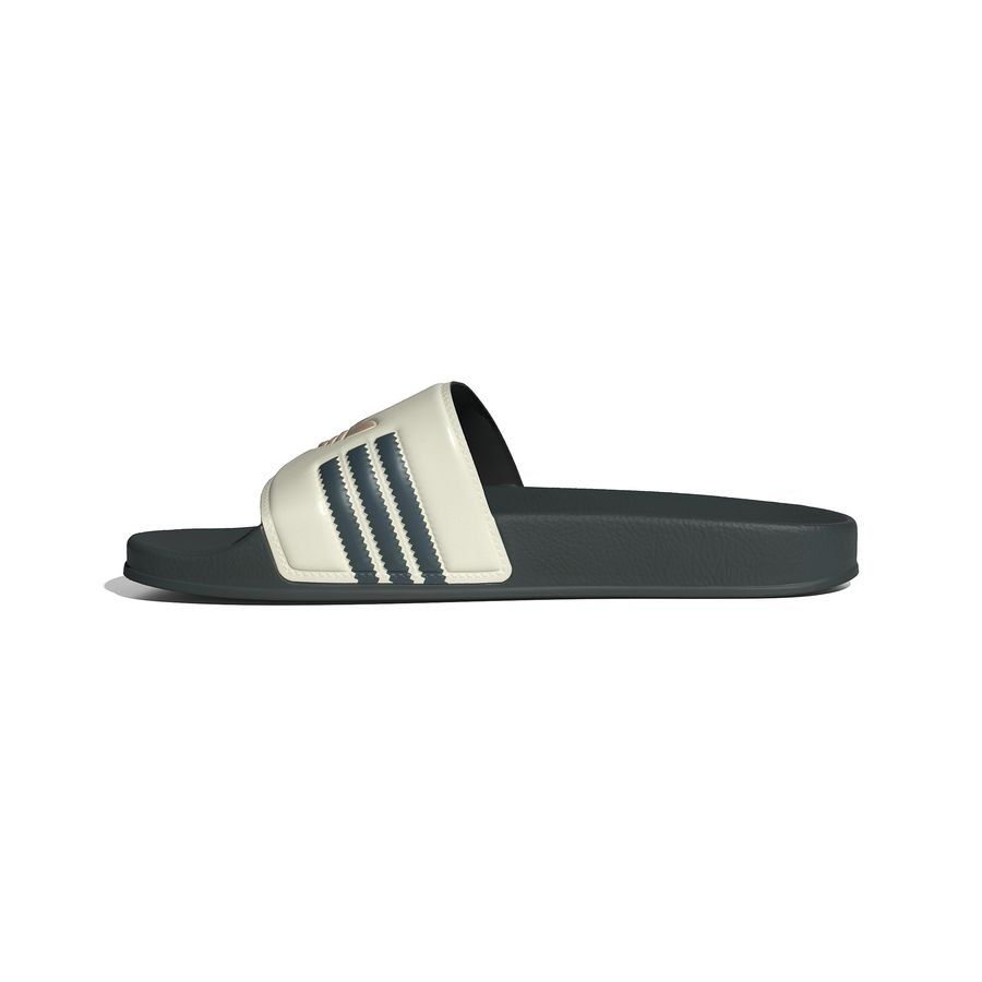 adidas Originals Claquettes adilette - Blanc/Vert/Warm Sandstone