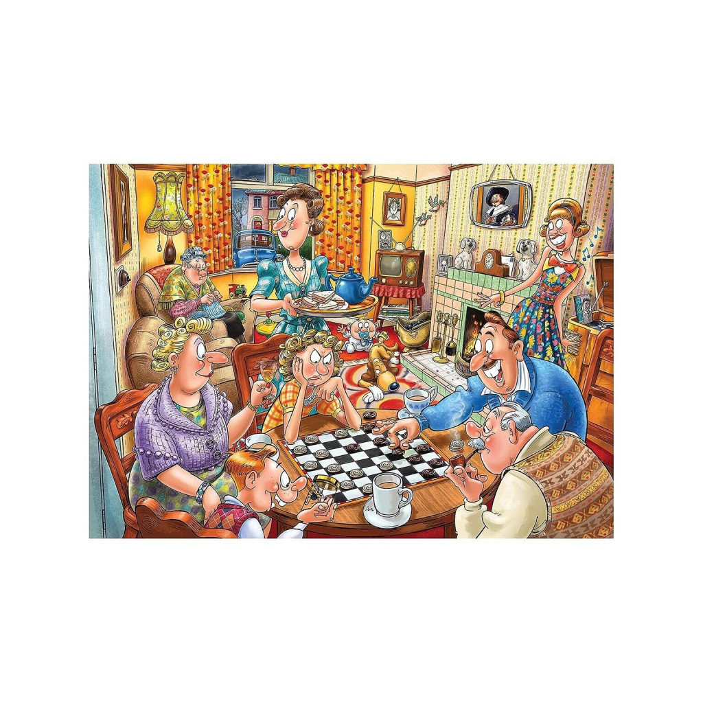 Puzzle Wasgij Destiny 25 - Soirée Jeux - 1000 pièces