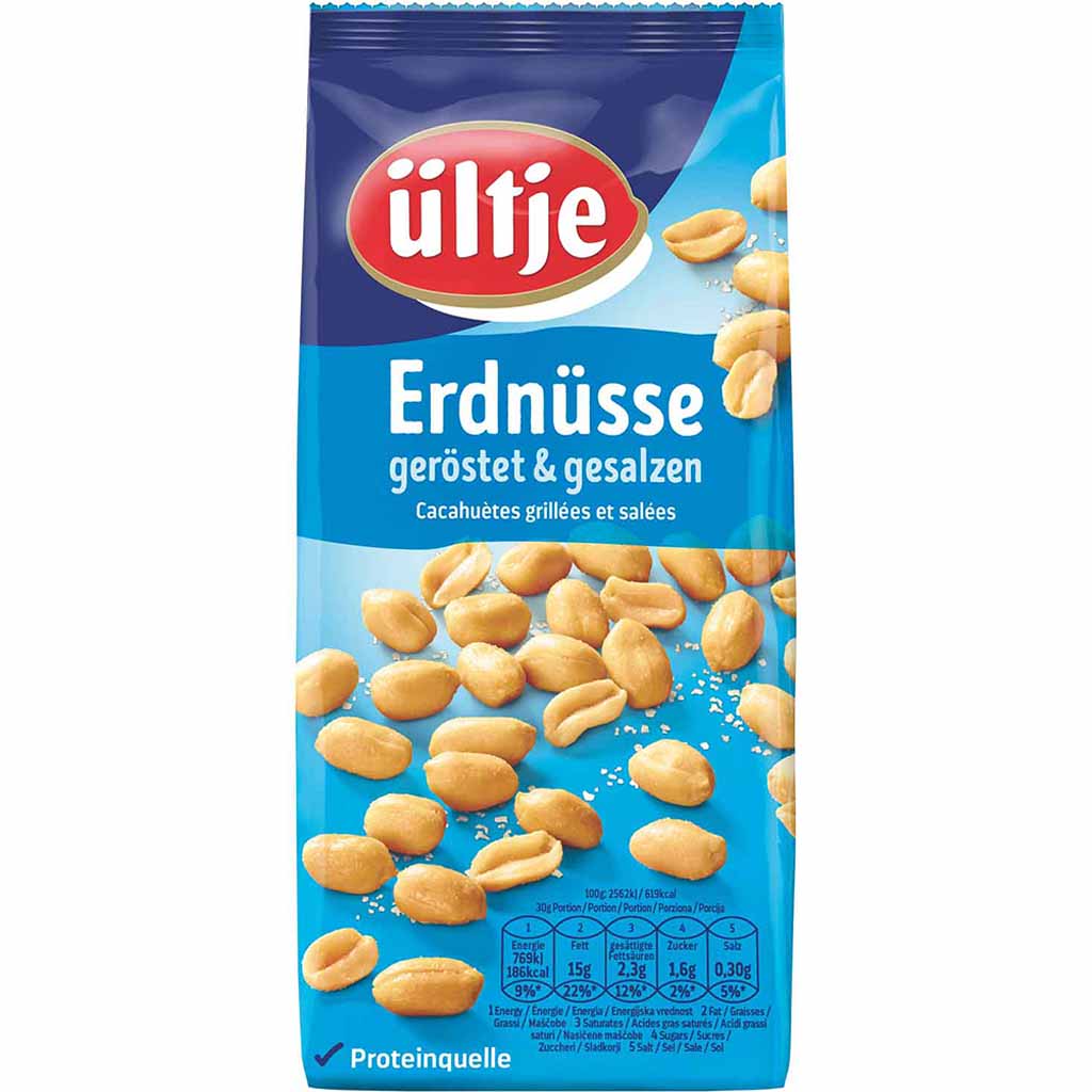 ültje Erdnüsse geröstet & gesalzen 900g MHD:30.10.25