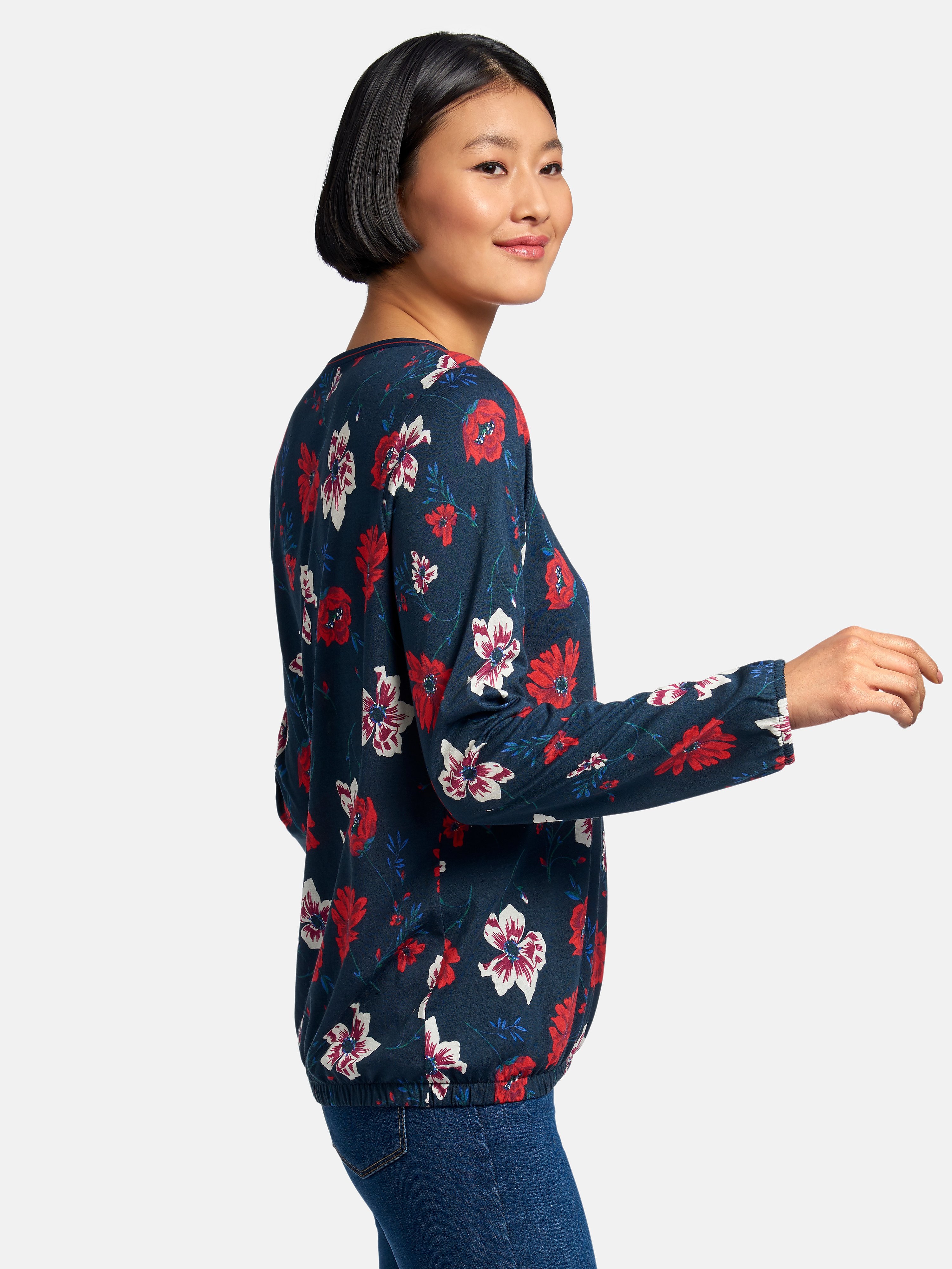 Rundhals-Shirt