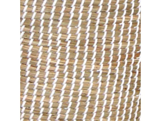 Paniers à linge en jonc de mer (Lot de 2) Blanc