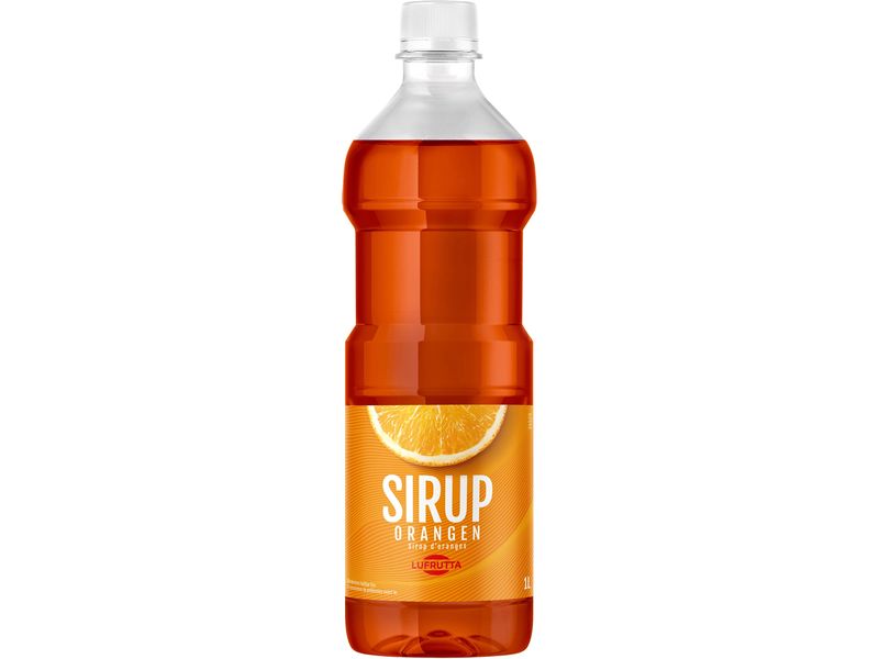 Lufrutta Orangensirup 1 l Orangensirup zur Herstellung von Erfrischungsgetränken