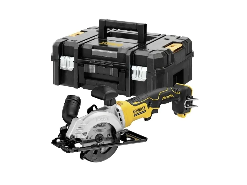 DeWALT DCS571NT-XJ, Træ, Gul, Børstefri, 11,5 cm, 4500 rpm, 3,8 cm