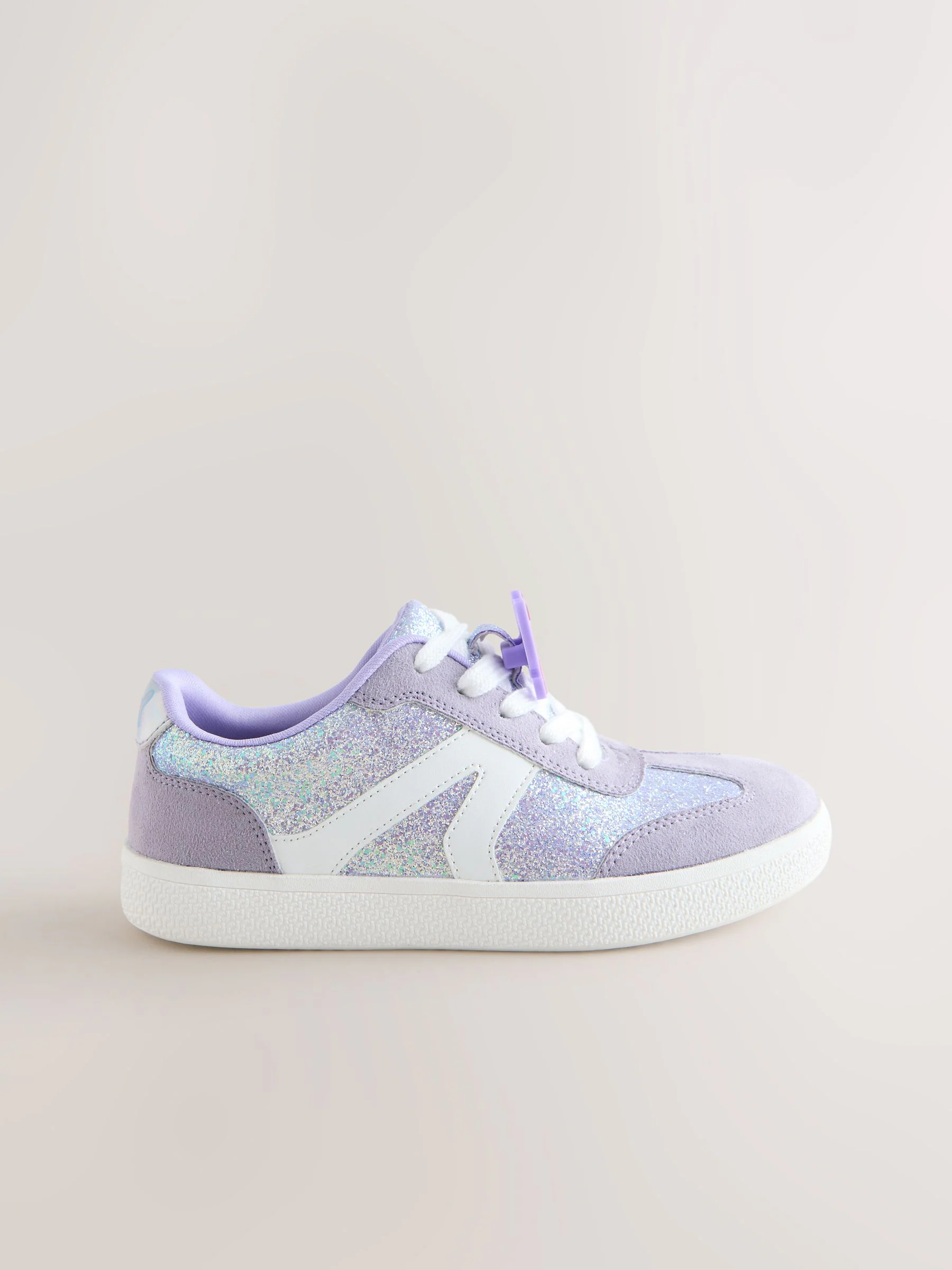 Purple Glitter Lilo & Stitch - Lifestyle sneakers met veters
