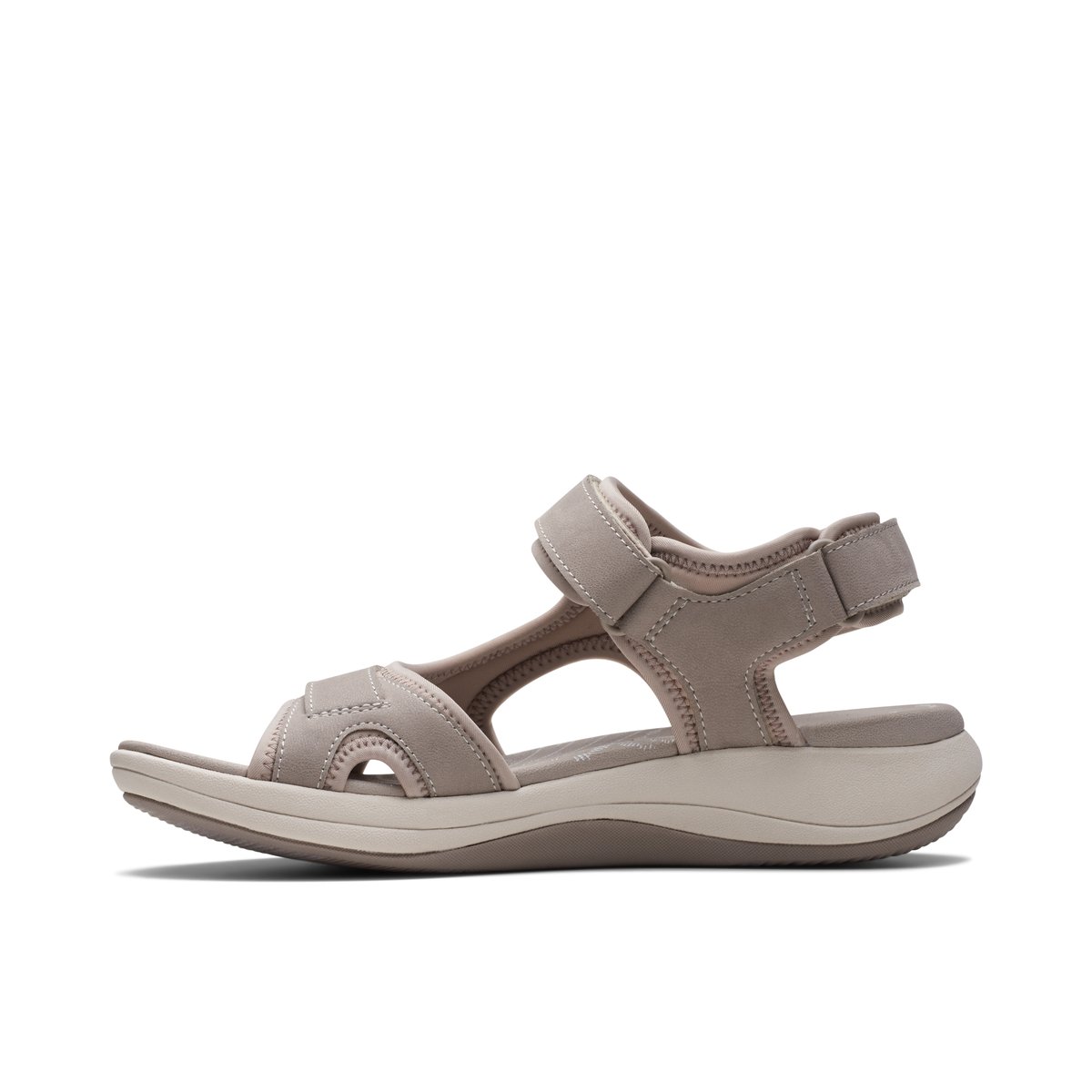 CLARKS-Mira_bay-Sandales à brides sportives - Talon plat - Autre Gris