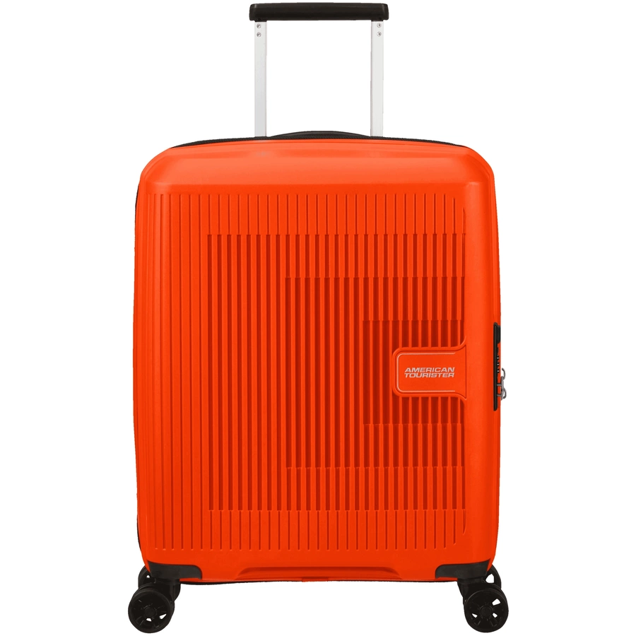 American Tourister Aerostep - 4-Rollen-Kabinentrolley 55 cm erw. bright orange