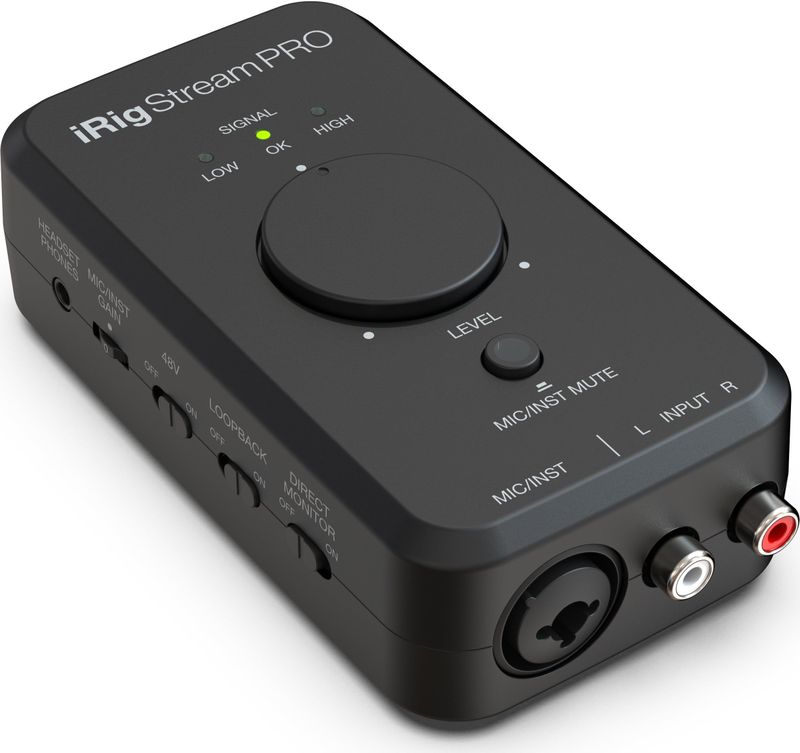 IK Multimedia - iRig Stream Pro - Audio-interface - Zwart