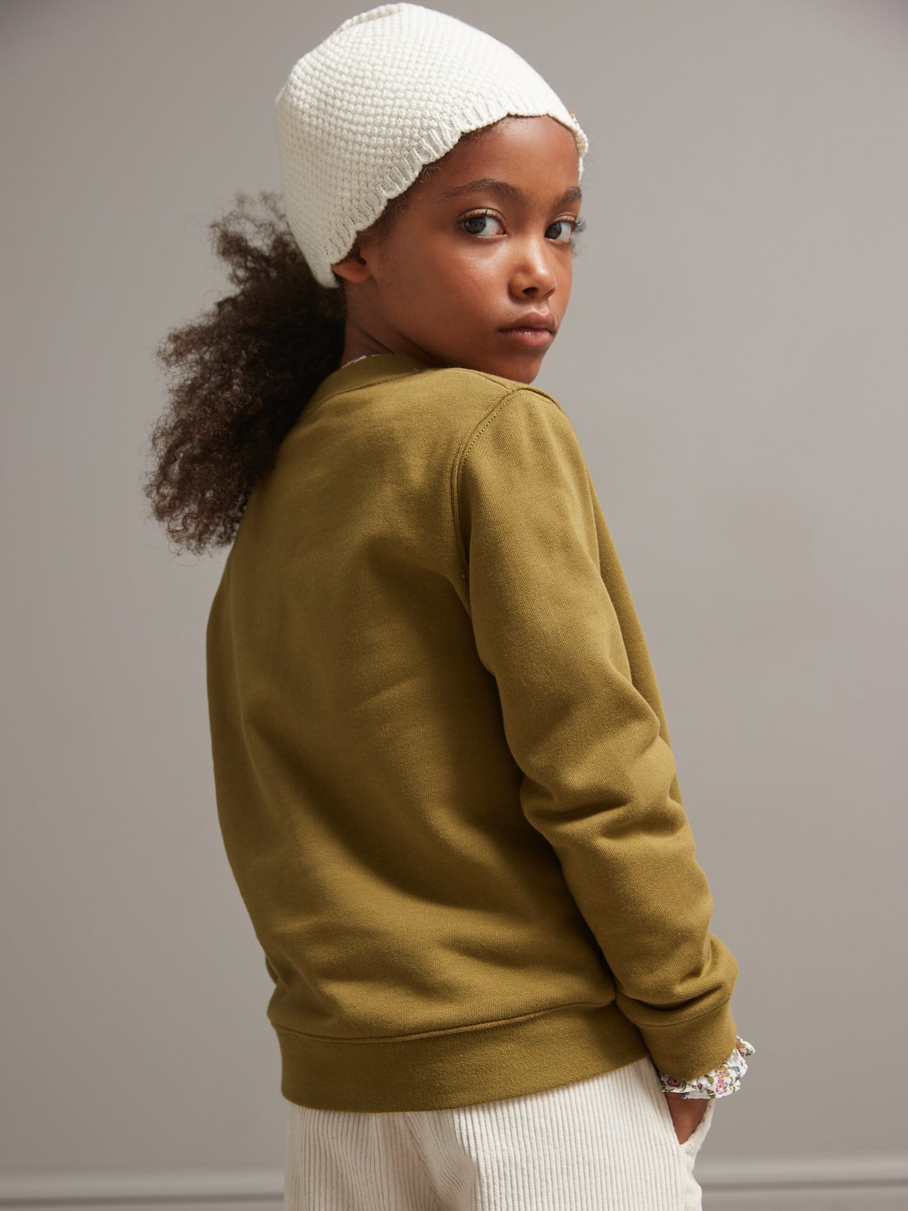 Sweat Fille tissu Liberty - Coton Bio