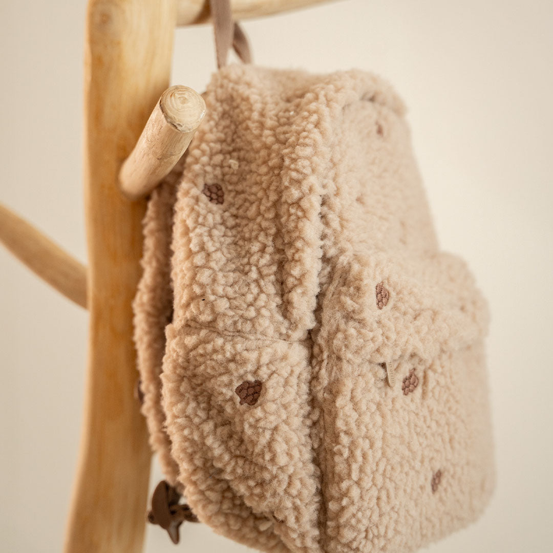 little dutch kleuterrugzak teddy - taupe - 29 cm