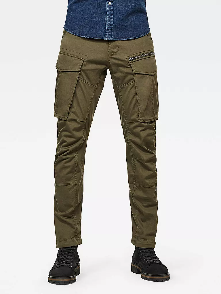 G-STAR RAW Cargohose Rovic Tapered Fit  olive