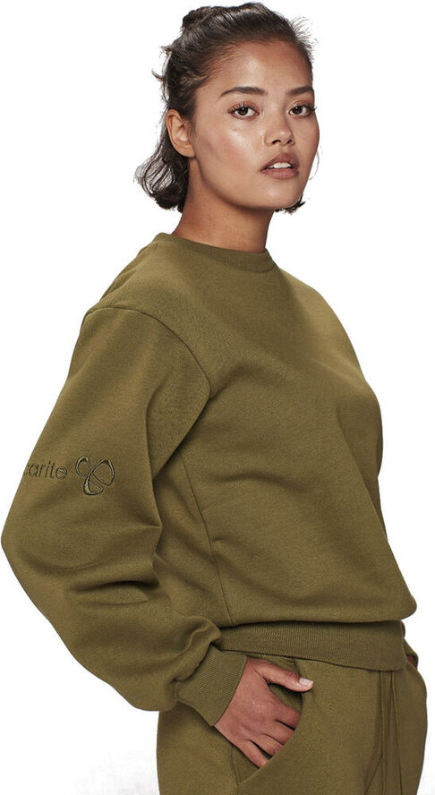 Carite Round Neck sweatshirt Grøn