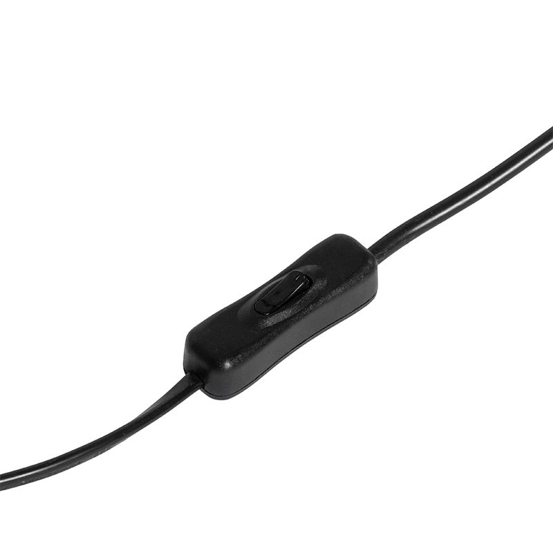 Industriële tafellamp zwart 18 cm - Emado