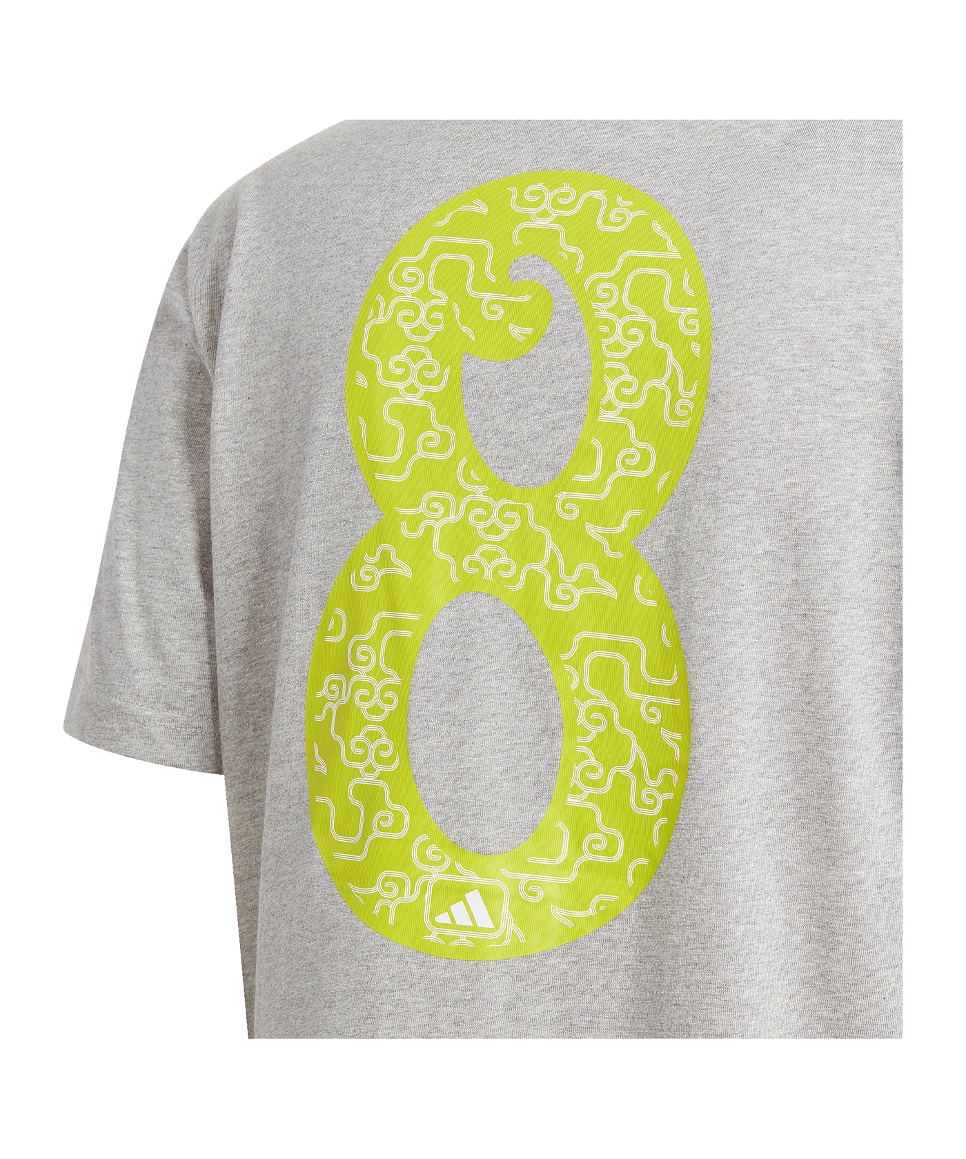 adidas Athletics Lucky 8 Graphic T-Shirt Grau