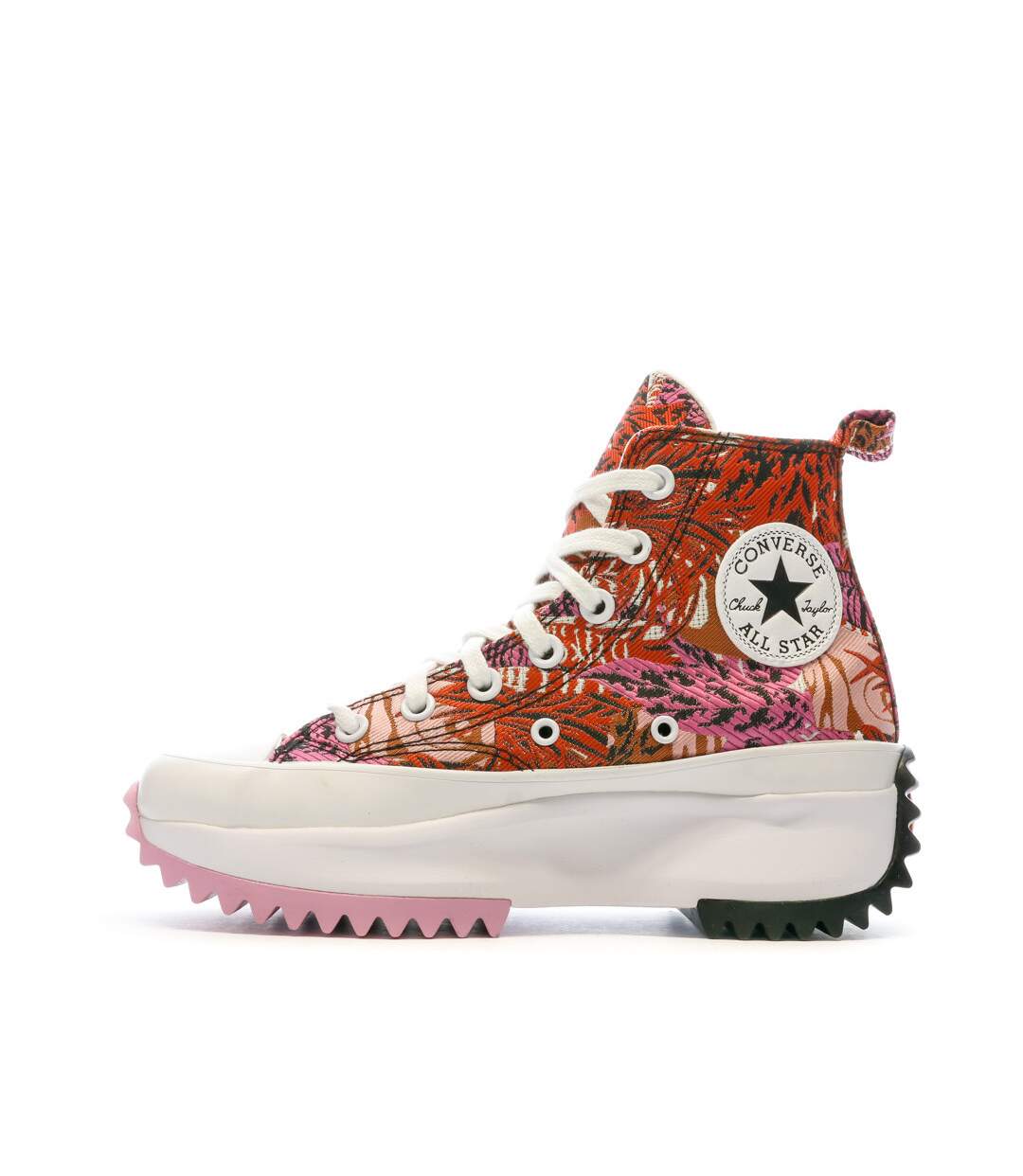 Baskets Rose/Rouge Femme Converse Run Star Hike