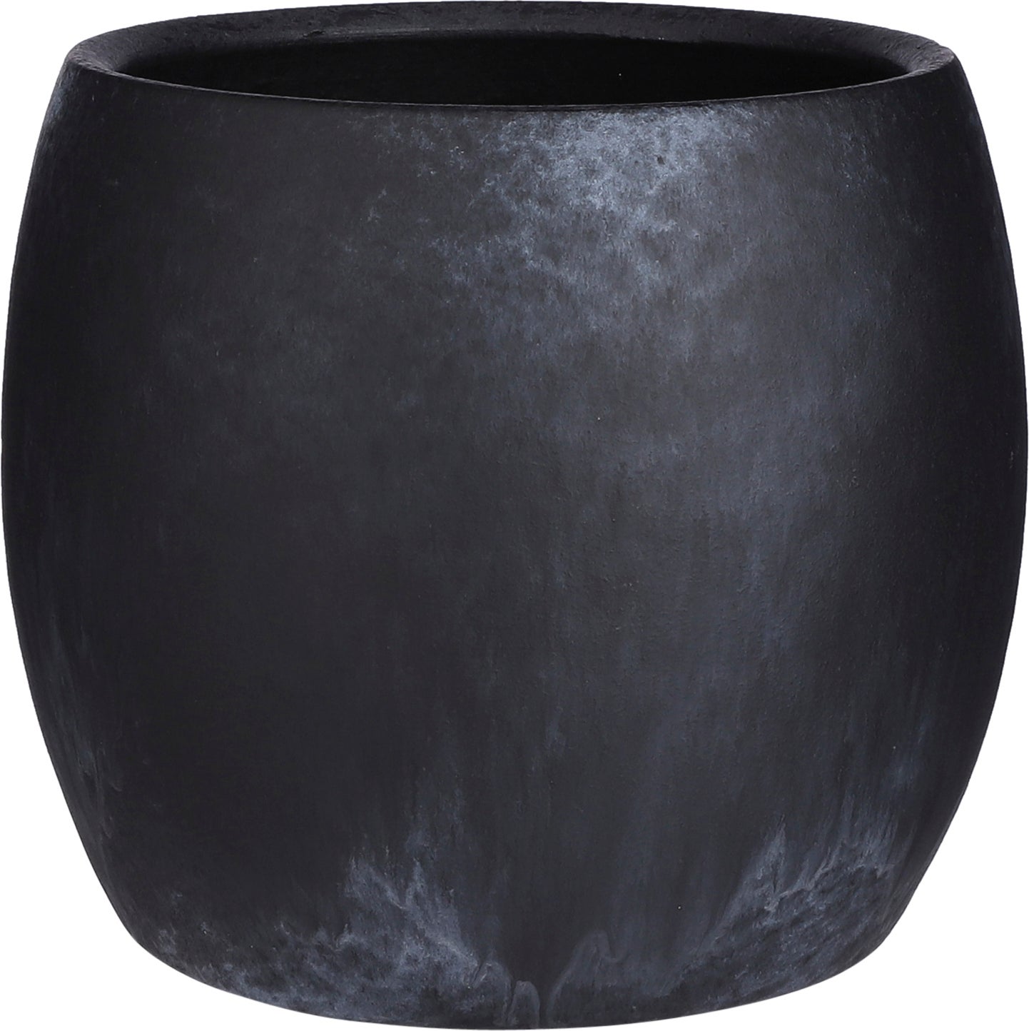 Mica Decorations bloempot Lester zwart D 20 H 18 cm