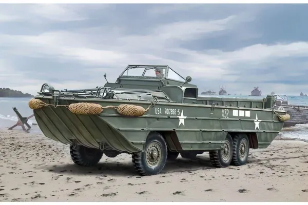 Italeri DUKW, 1:72, Monteringssæt, Bil, DUKW, Ethvert køn, Plast