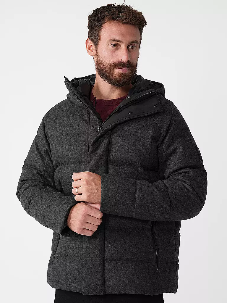 BELSTAFF Daunensteppjacke APEX grau