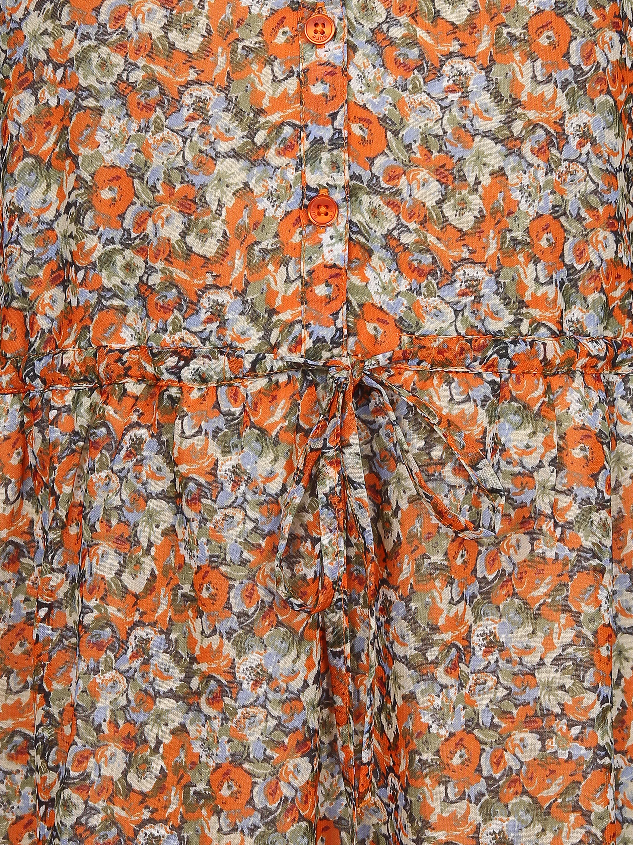 Damen Chiffonkleid im Blumenprint