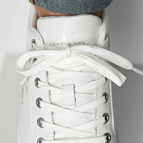 Baskets Classic Cupsole Laceup Low 0491 Bright White Lapis Blue