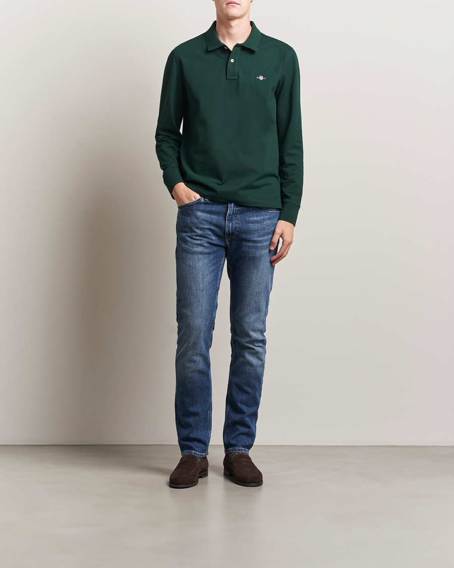 GANT Regular Fit Jeans Mid Blue Vintage