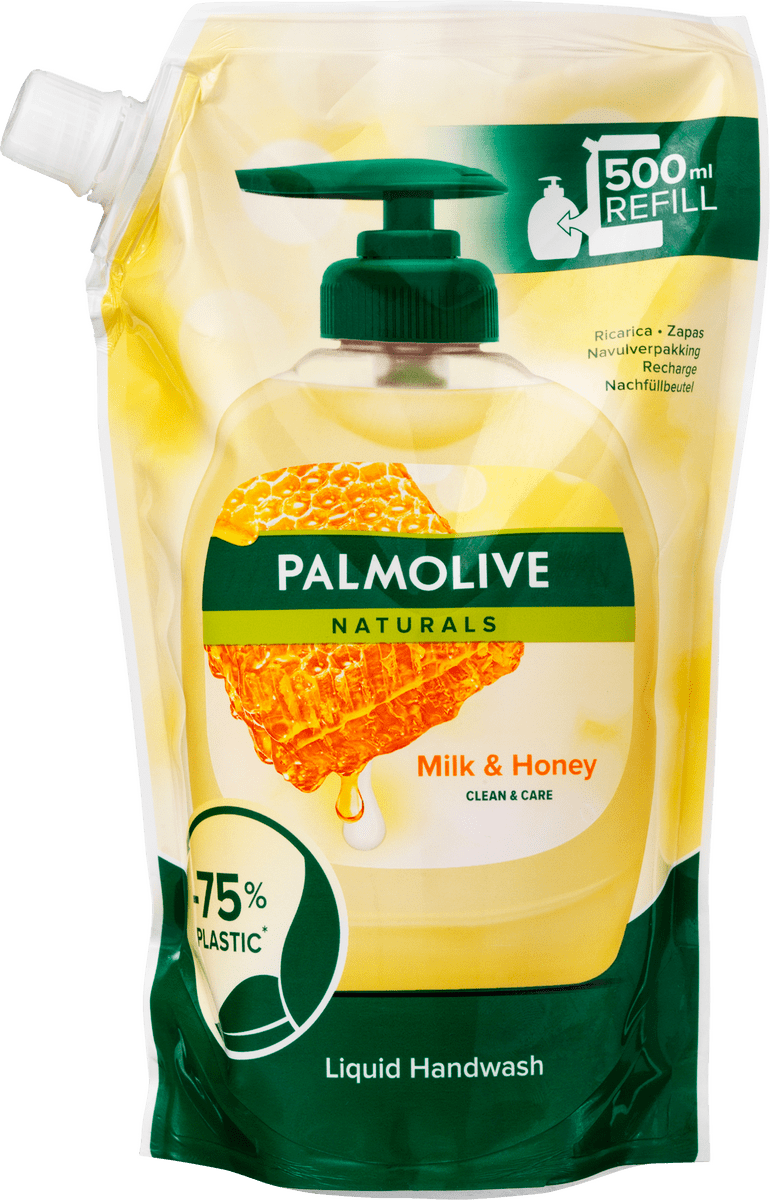 Palmolive Milk & Honey Doy-pack Håndsæbe - 500 ml.