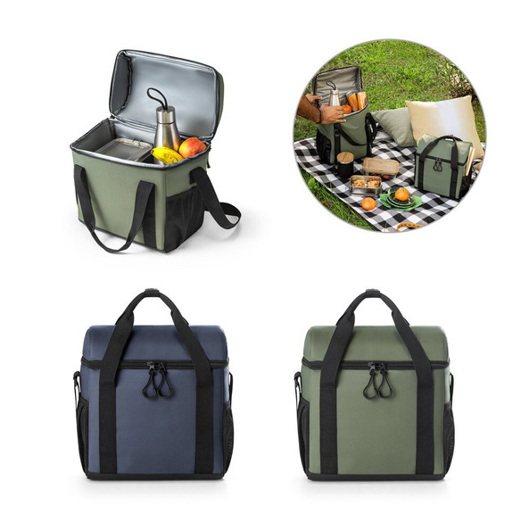 hi!dea 92184 - Sac thermique rembourré en polyester recyclé 600D ripstop 11 L