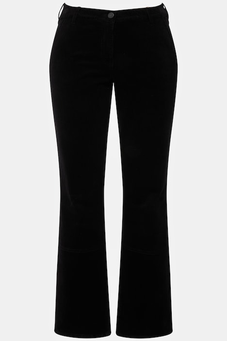 Cordhose Mandy, weites, gerades Bein, Komfortbund