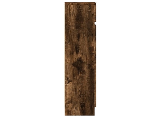 VIDAXL - Armoire à chaussures chêne fumé bois d'ingénierie