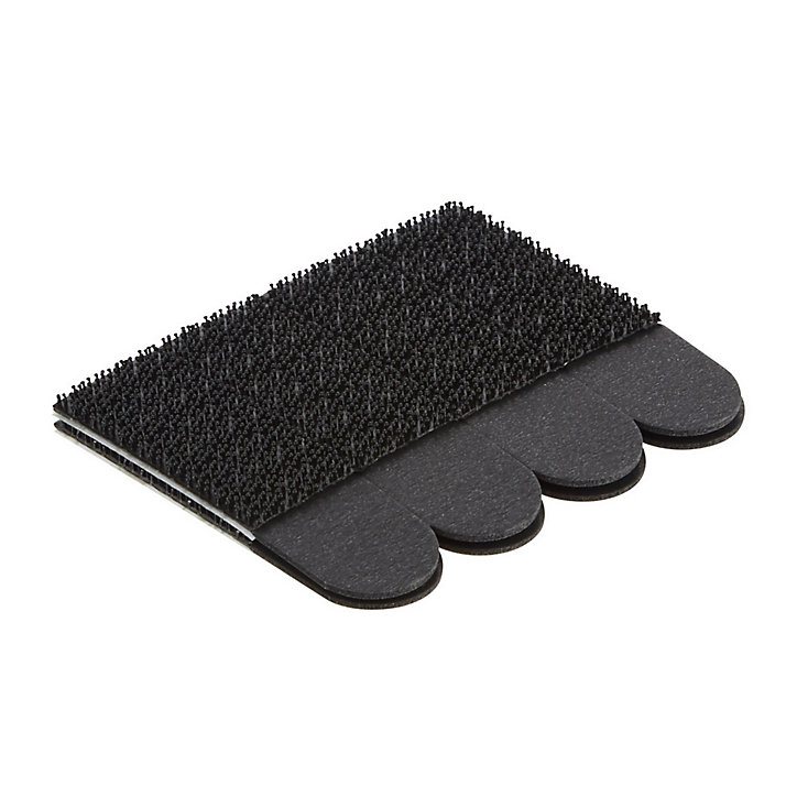 Lot de 8 languettes de fixation pour tableaux petit modèle Noir
