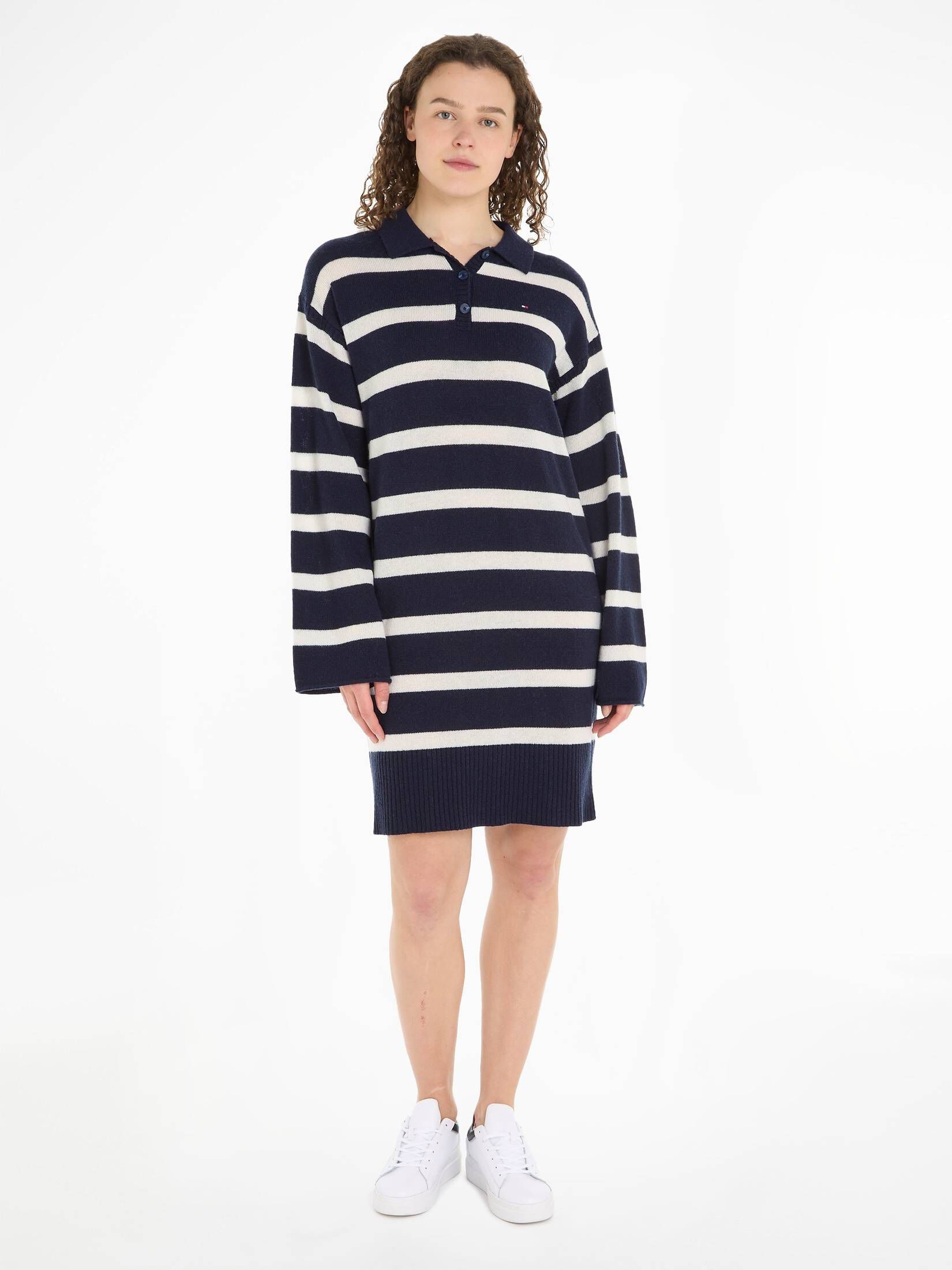 Tommy Hilfiger| Damen Polo-Strickkleid